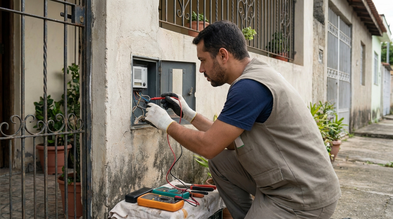 Conserto de interfone em Santos‑SP