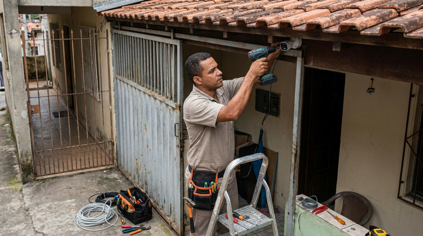 Instalacao de cameras de seguranca em Santos‑SP